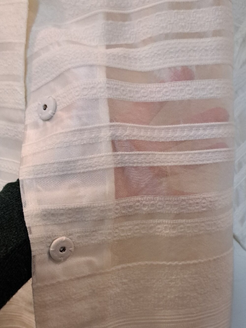 Sheer Panel Blazer - Picture 4 of 11